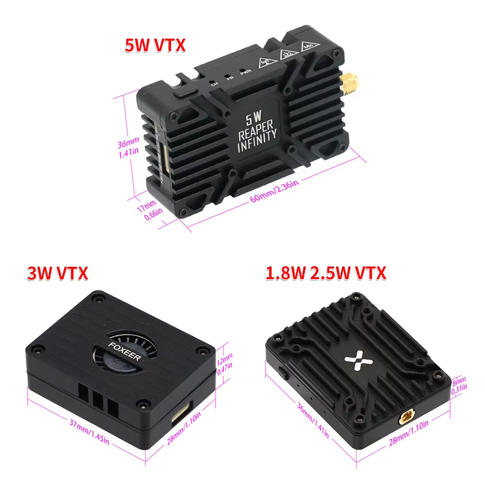 Émetteur longue portée Foxeer  - Foxeer Reaper Extreme 2.5W Vtx avis et prix